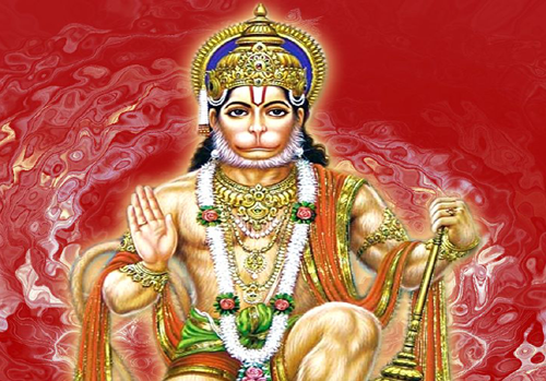 Anjaneya Ashthatora Shatanamavali or Hanuman Ashtottara Satha Nama Stotram is the 108 divine names of Lord Hanuman or Anjaneya
